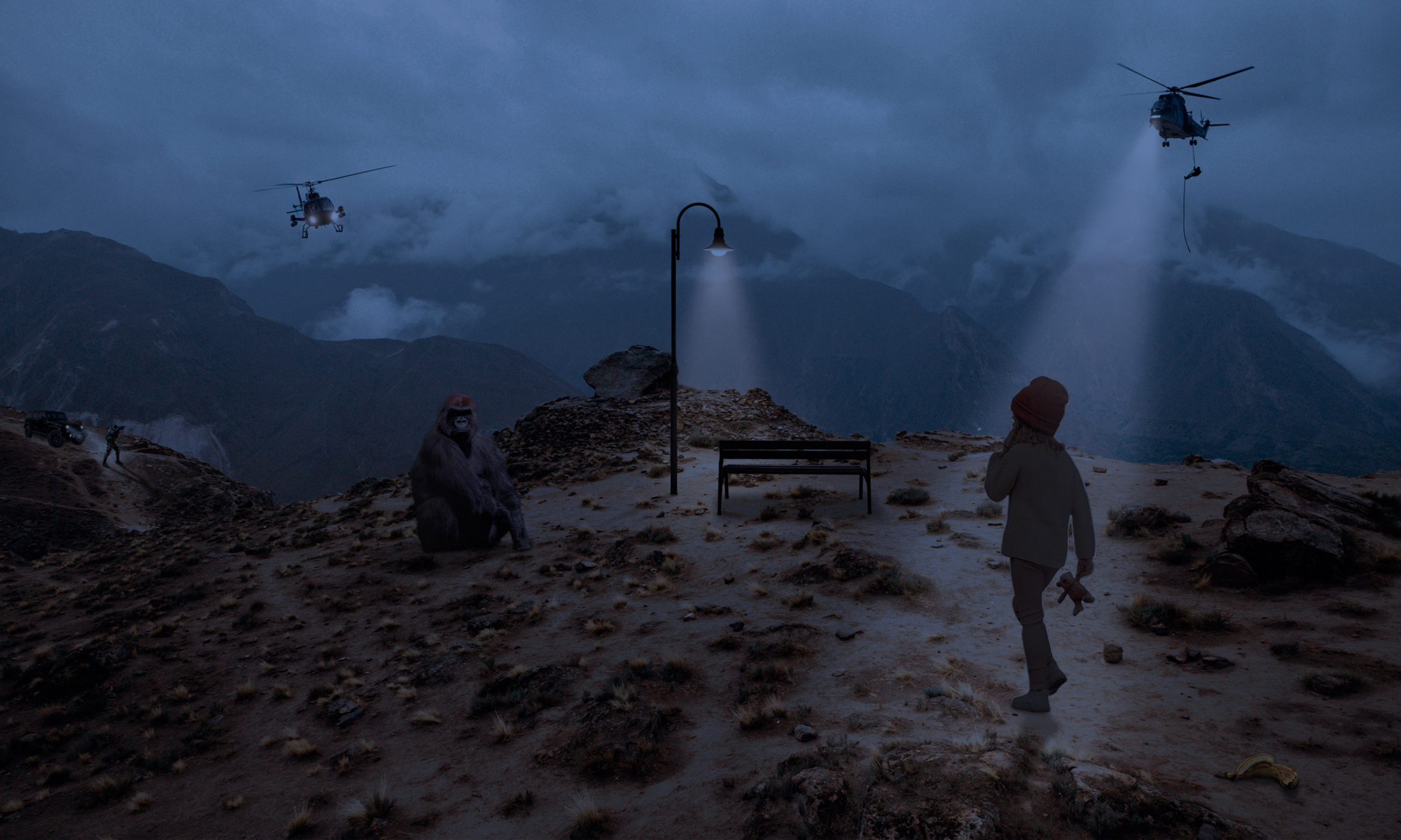 Photoshop fantasielandschap