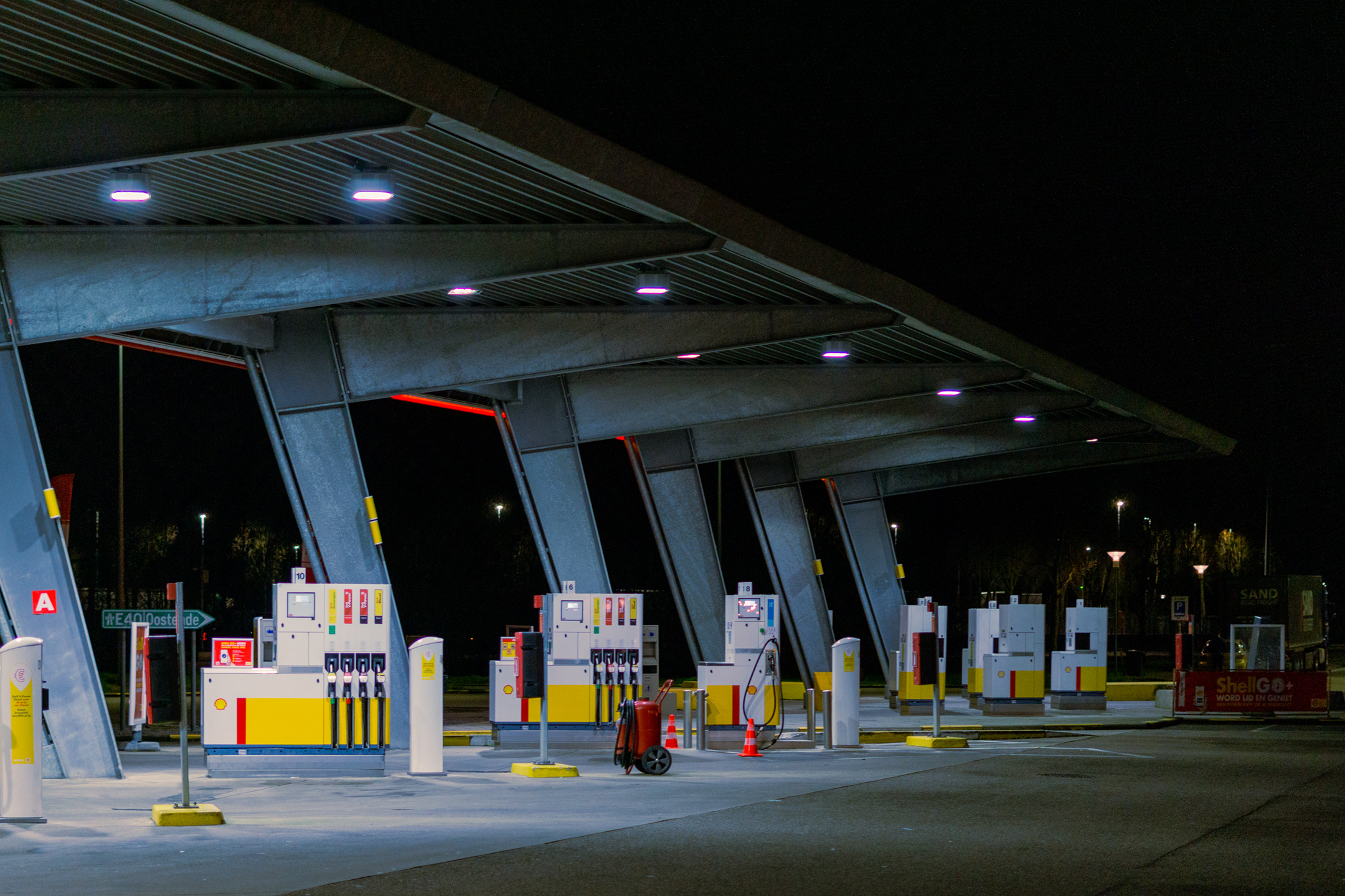Fotografie Tankstation
